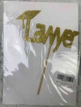 Lawyer Cake Topper Gold Glitter Law School Graduation Case Closed - $12.11