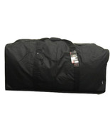 Square Cargo Sports Bag 42 Inch Black Duffel Camp Huge Jumbo Duffelbag T... - €29,84 EUR
