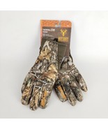 Hot Shot Mens Thermal CHR Stretch Text Touch Sensative Gloves Camo M New... - £21.71 GBP
