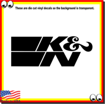 K&amp;N Air Oil Filter Racing Car Truck Window Stickers Vinyl Decal Logo JDM... - £3.97 GBP