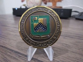 US Army 16th Cavalry Regiment STRIKE HARD Commanders Challenge Coin #929T - £22.58 GBP