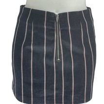 T by ALEXANDER WANG Skirt Striped Denim Mini Women&#39;s Size 0 - £24.84 GBP