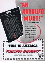 This is America Policing Germany WWII 1945 ORIGINAL Vintage 9x12 Industr... - $59.39