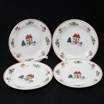 Joy of Christmas limited firing 6-1/2&quot; Plates Set of 4 - £23.40 GBP
