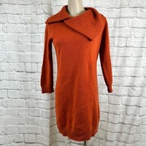 Cynthia Rowley Cachemira Mujer Jersey Largo Talla Pequeña Cuello Drapead... - $29.09
