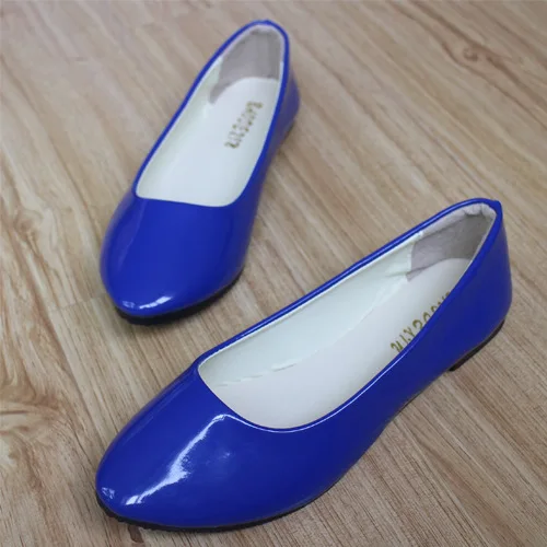 Women Spring and Autumn Korean Style Single Shoes Flat Pointed Casual Work Shoes - £42.78 GBP