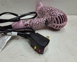 Pink leopard spot hair dryer - $14.84