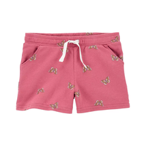 Toddler Girl Carter&#39;s Butterfly Pull-On French Terry Shorts - £11.06 GBP
