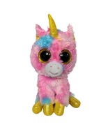 Ty Beanie Boo Fantasia Pink Blue Unicorn Tie Dye Plush Stuffed Animal 20... - $19.83 CAD