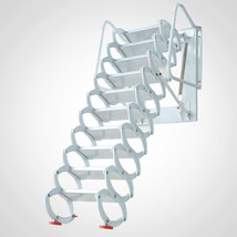 Wall Mounted Folding Extension Attic Loft Ladder (Aluminum-Magnesium Alloy) - £471.02 GBP