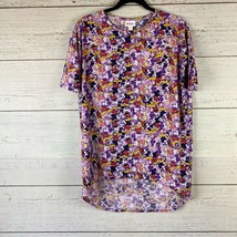 LuLaRoe XXS Tunic Top Shirt Disney Mickey Mouse Purple Hi Low - £13.54 GBP