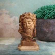 Olive Wood Sculpture of Jesus (head only), Perfect Religious Gift, House... - £159.87 GBP