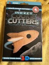 NEW  3 D Rocket Cookie Cutters  4 PCs Set Cookie Cutter - £8.88 GBP