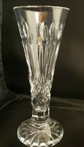 Waterford Crystal Happy Birthday Bud Vase 6 1/2&quot; Tall - £65.54 GBP