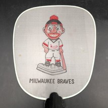 1950&#39;s Vintage Milwaukee Braves Silk Fans in Blue 13&quot; - Made in Japan - £10.29 GBP