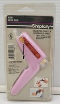 Simplicity Handheld Mini Pink Hot Glue Gun Household Crafts - £4.66 GBP