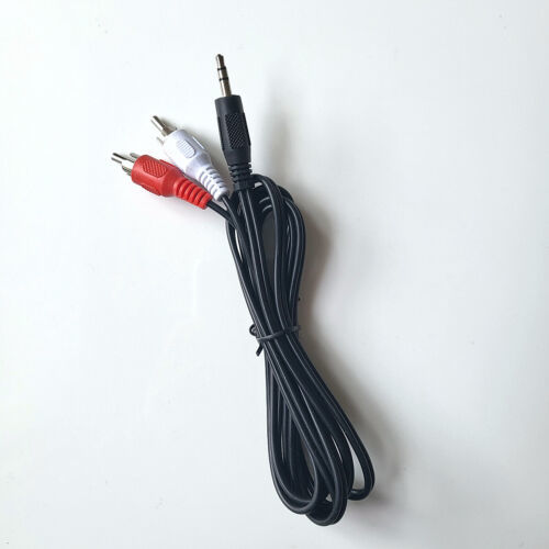 6ft (1/8&quot;) 3.5mm AUX Stereo to 2 RCA Male Audio Y Cable Adapter Cord MP3... - $2.96