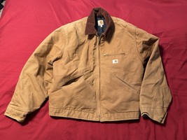 Carhartt J001BRN 2XL Detroit Jacket USA Made Union Duck Canvas Blanket L... - $299.99