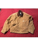 Carhartt J001BRN 2XL Detroit Jacket USA Made Union Duck Canvas Blanket L... - $5,626.41 MXN