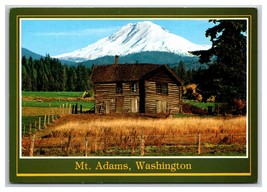 Rustic Cabin At Mt Adams Washington WA UNP Continental Postcard O21 - £3.17 GBP
