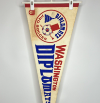 Vtg Washington Diplomats NASL 30x12 Full Size Soccer Pennant Defunct 1970s - £19.41 GBP