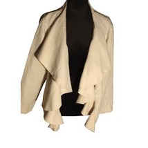 Charter Club Women&#39;s XLarge 100% Linen Open Front Blazer - $25.25