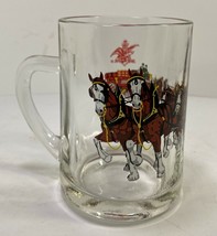 Vintage Anheuser Busch Clydesdale Glass beer mug - £4.79 GBP