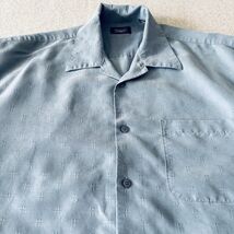 Haggar Shirt Mens Large Short Sleeve Button Down Blue Shirt Lightweight - $14.00