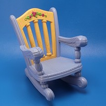 Fisher Price Briarberry Bears Rocking Chair Blue Furniture 75012 Discontinued - £15.57 GBP