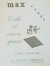 Max Ernst – Original Exhibition Poster – The Perfect Cardinal – Paris – - £175.27 GBP