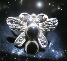 Haunted Ring The Queen Bee Lead Rule Conquer Be The Best Secret Ooak Magick - £2,240.79 GBP