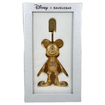 NEW Baublebar X Disney Mickey Mouse Bag Charm Keychain Gold Tone Backpack - £51.85 GBP