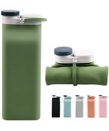 Collapsible Water Bottle BPA Free - Foldable Water Bottle for Travel Spo... - £12.66 GBP