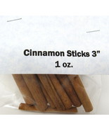 3&quot; Cinnamon Sticks 1 oz Culinary Herb Spice Flavoring Cooking Coffee Mul... - £7.50 GBP