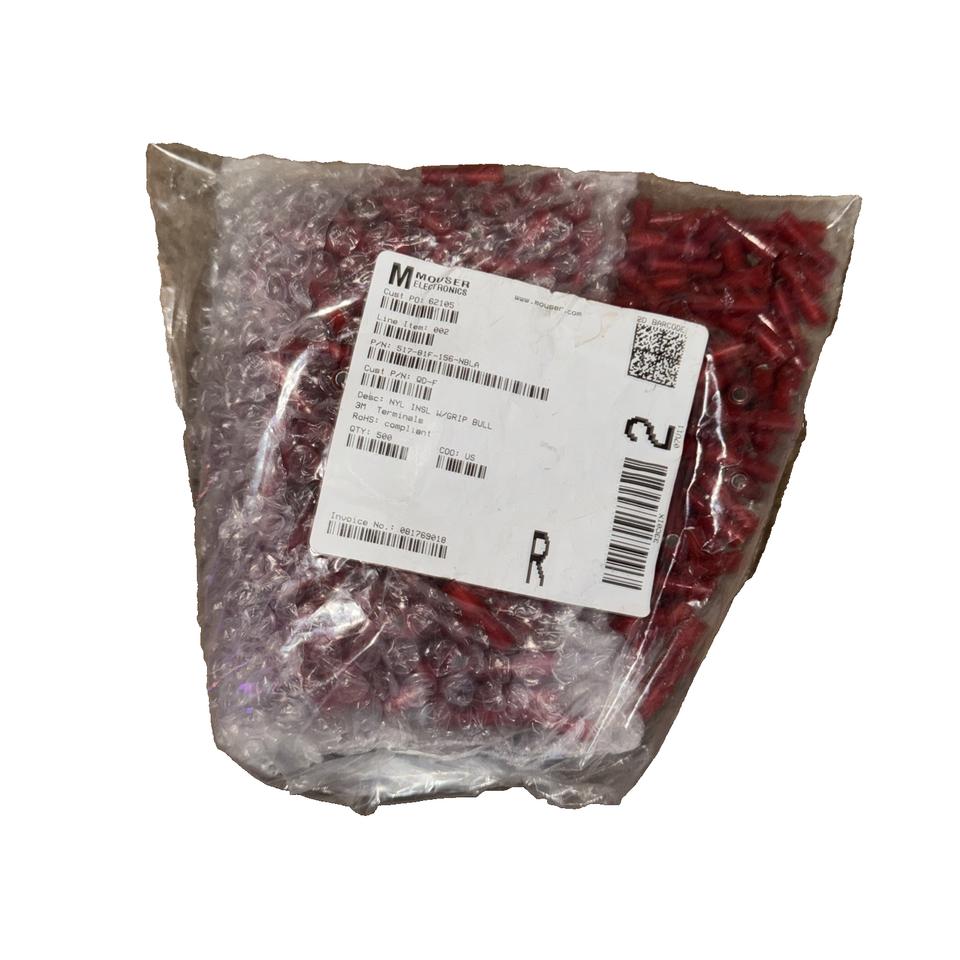 81F-156-NBL-A 3M Nylon Insulated with Insulation Grip Bullet Style 500 pack - $35.86