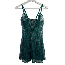 Vtg Fredericks Of Hollywood M Lace Babydoll Nightie Dress Sheer Structur... - $23.32