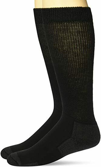 Carolina Ultimate Mens Non-Binding Merino Wool Cushion Boot Crew Socks 1... - $11.49