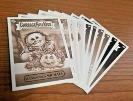 2021 Topps Garbage Pail Kids X Comic Con Oh The Horrible Full 10-Card Set Sepia - £221.54 GBP