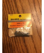 Vintage Du-Bro 3mm X 30 Socket Head Cap Screws Ships N 24h - $25.56 CAD