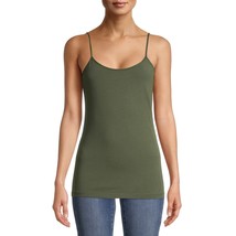 Time and Tru Women&#39;s Adjustable Strap Cami Size XL (16-18) Color Green - $10.88