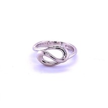 Tiffany &amp; Co Estate Wave Ring Size 5.5 Silver By Elsa Peretti TIF511 - £196.59 GBP