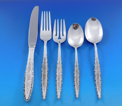 Floral Lace by Lunt Sterling Silver Flatware Set for 8 Service 43 pieces... - $2,821.50