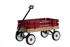 BERLIN FLYER PEE WEE WAGON Classic RED Child Kids Pull Wagon  MADE in th... - $229.97