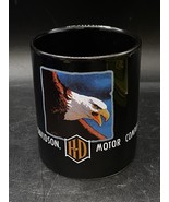 1997 Harley Davidson HD Motor Company Eagle Graphic Black Coffee Mug - €21,48 EUR