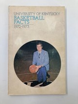 1972-1973 NCAA University of Kentucky Basketball Facts - £22.35 GBP