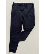 Saks Fifth Avenue Modern Cuffed Trouser Pant Navy ( XL ) - $80.58