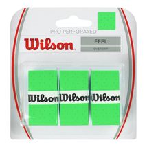 Wilson New Pro Overgrip Perforated 3 Pack (Green) - £11.85 GBP