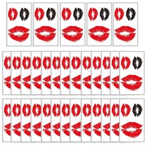 20 Sheets Valentine Lip Kiss Temporary Tattoo Lip Print Tattoo Stickers ... - £16.38 GBP