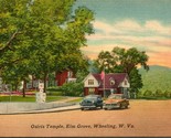 Osiris Temple - Wheeling West Virginia WV UNP Linen Postcard O13 - $35.59