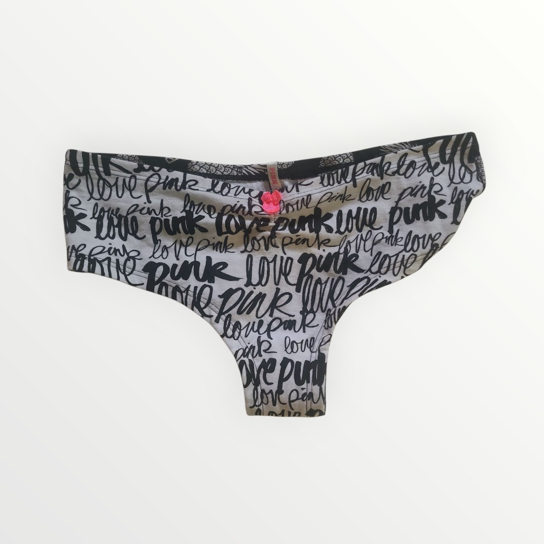 Vintage Victoria Secret Pink Panties Small Extra Low Rise Cheekster  - $32.99